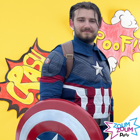 Fête Superhéro avec Cadeau Capitaine America (Trois-Rivières)