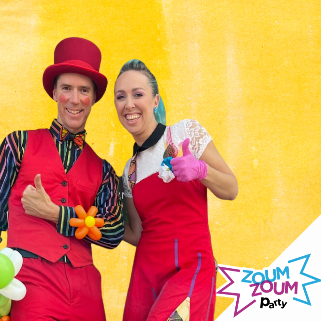 Clown Catou Fête enfants à domicile maquillage