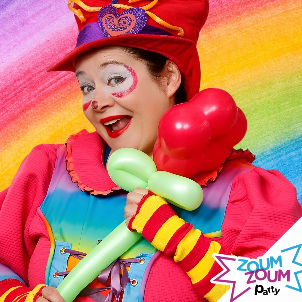 Fête Maquillage et ballons avec Mme Rose