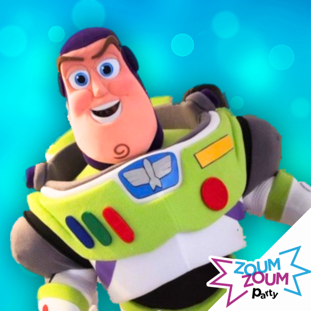 Fête Mascotte avec Cadeau Buzz Lightyear