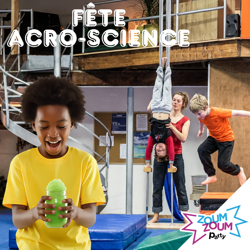 Fête SCIENCE + Acrobaties chez PARAGYM (collaboration avec Zoum Zoum Party)