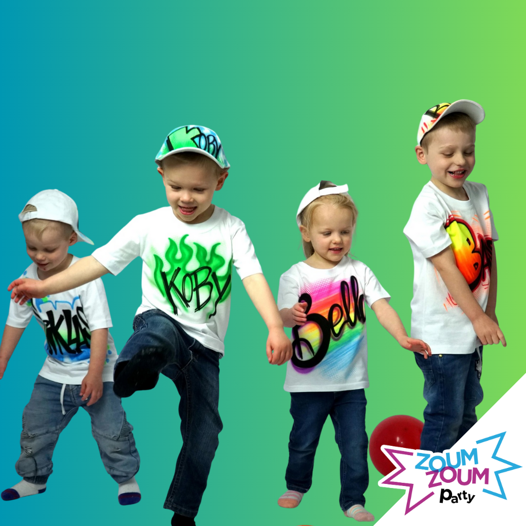 Fête Airbrush sur T-Shirts personnalisés (Montréal et les environs)