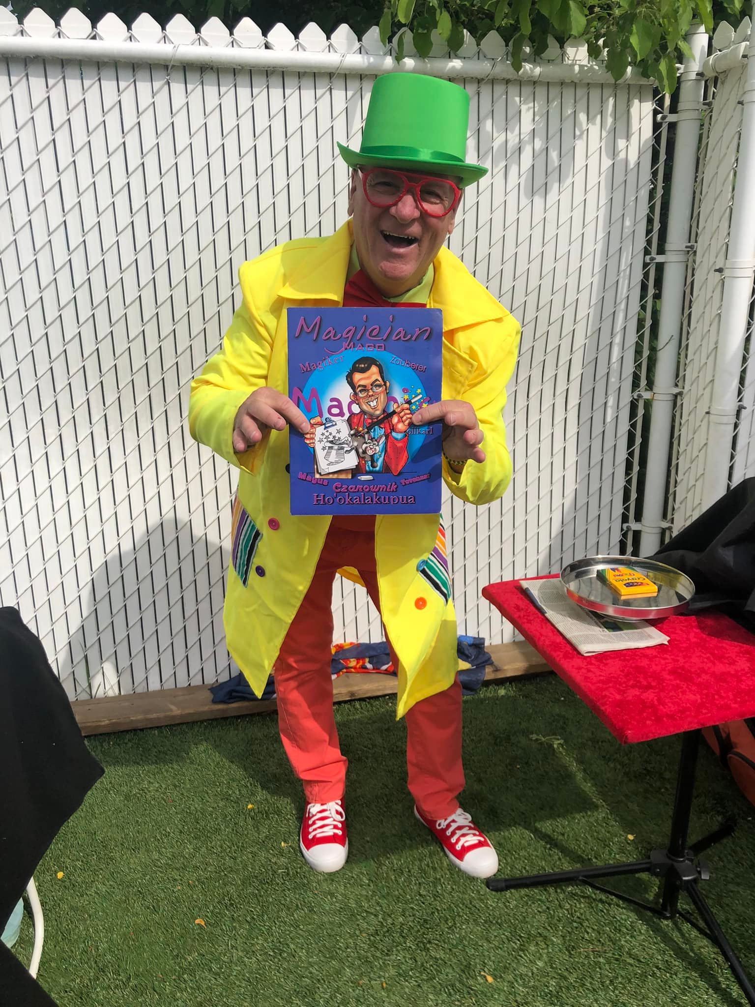 Animation fête domicile Magie Magicien Klodio