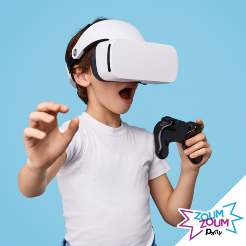 Fête enfant réalité virtuelle à domicile
