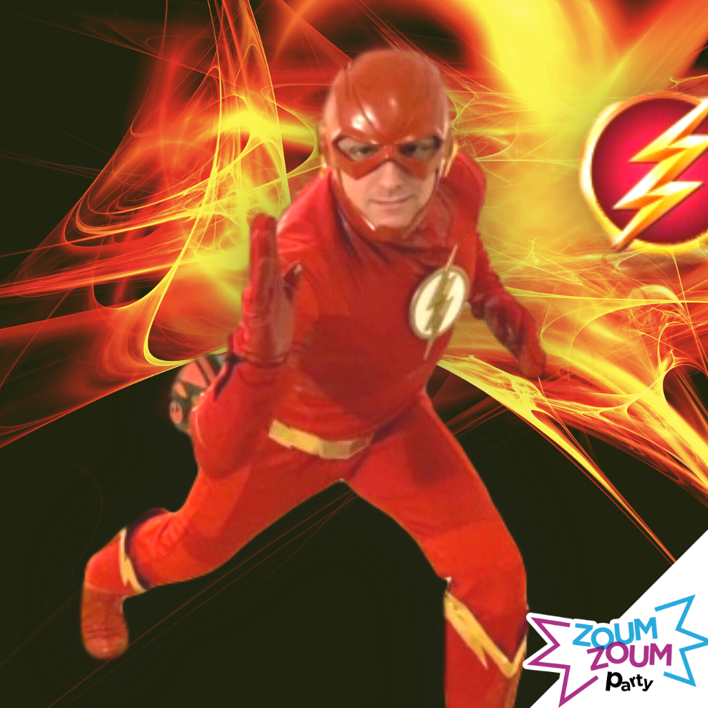 Fête superhéros avec Cadeau Flash