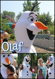 Animation fête domicile Mascotte Olaf 