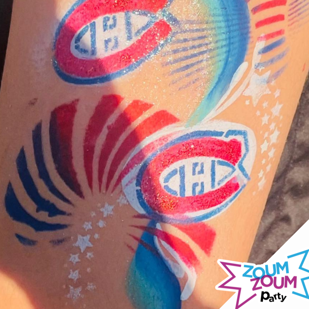 fête maquillage airbrush pour enfants