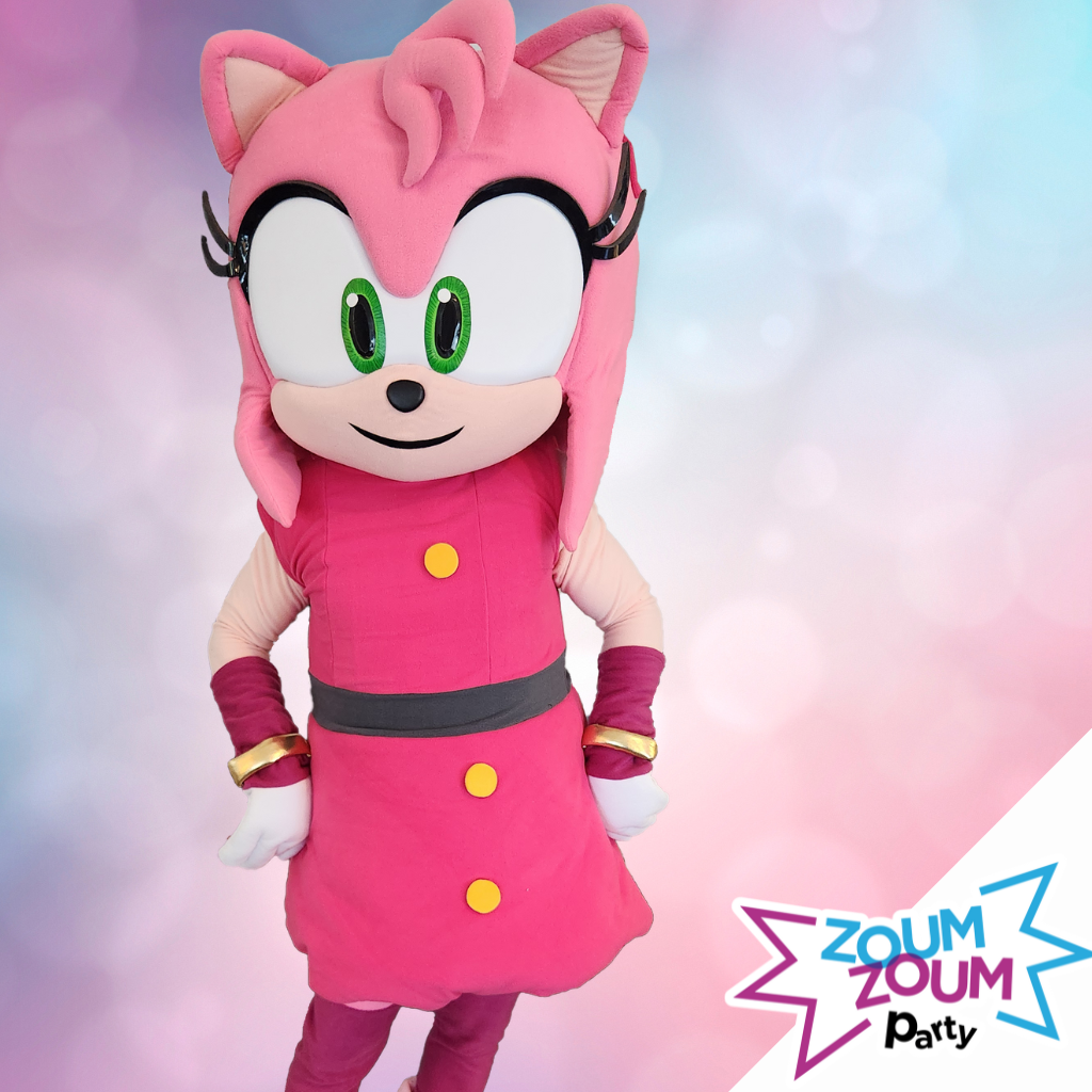 Fête mascotte Cadeau Amy Rose