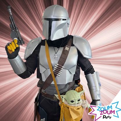 Animation avec Cadeau Mandalorian