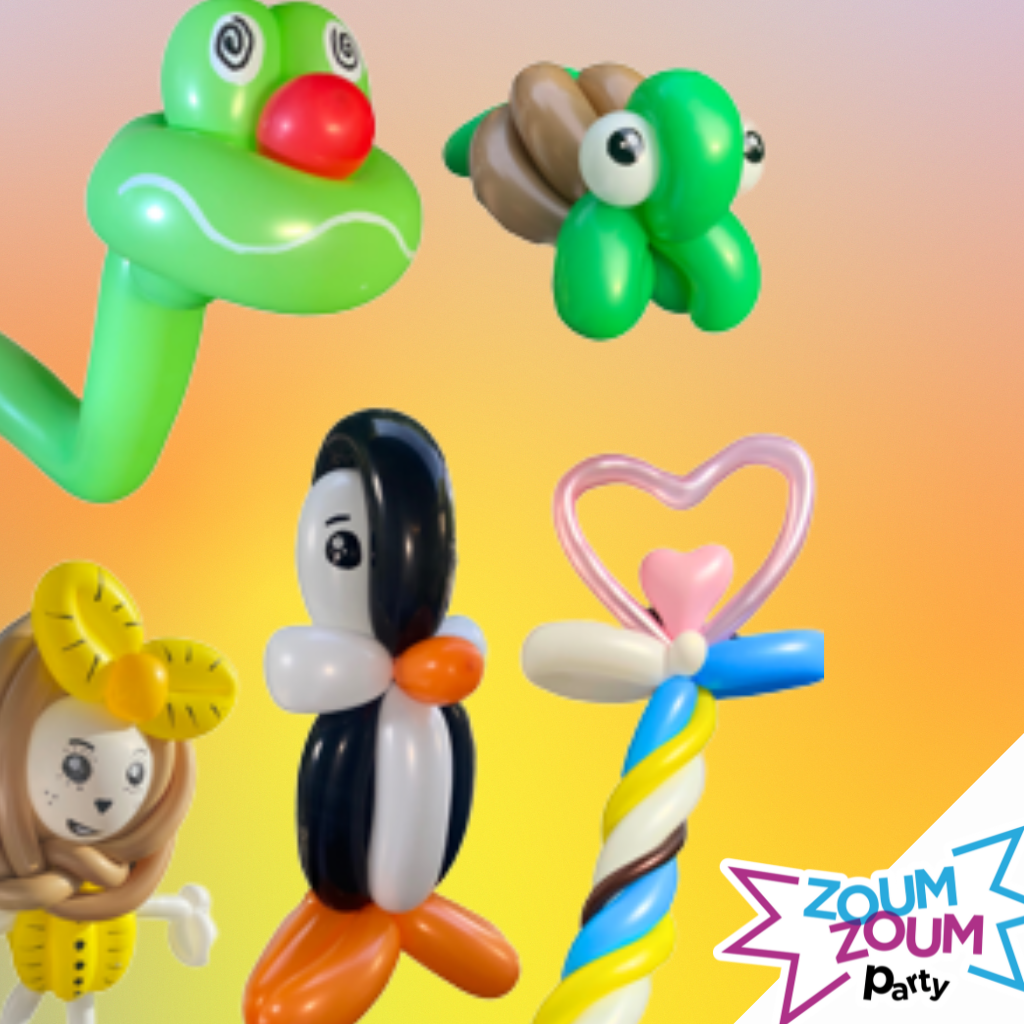 Sculptures de ballons avec Titoine