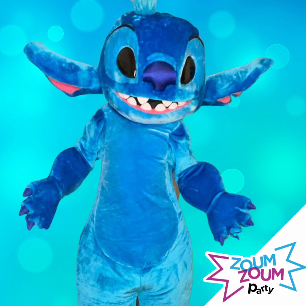 Fête Mascotte avec Cadeau STITCH