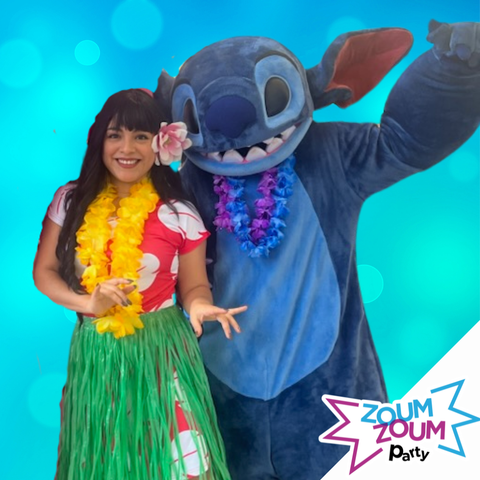 Fête d'enfants avec cadeau STITCH et LILO