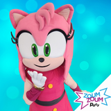 Fête d'enfants mascotte avec Cadeau Amy Rose (avec animatrice)