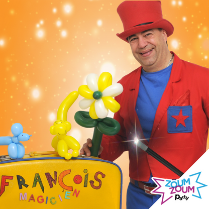 Fête estivale avec François le Grand Magicien (Rive-Nord de Montréal et Trois Rivières)