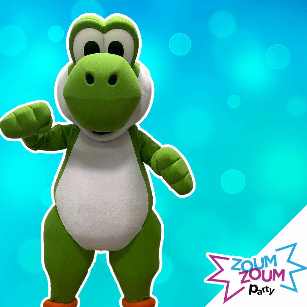 Fête mascotte avec Cadeau YOSHI