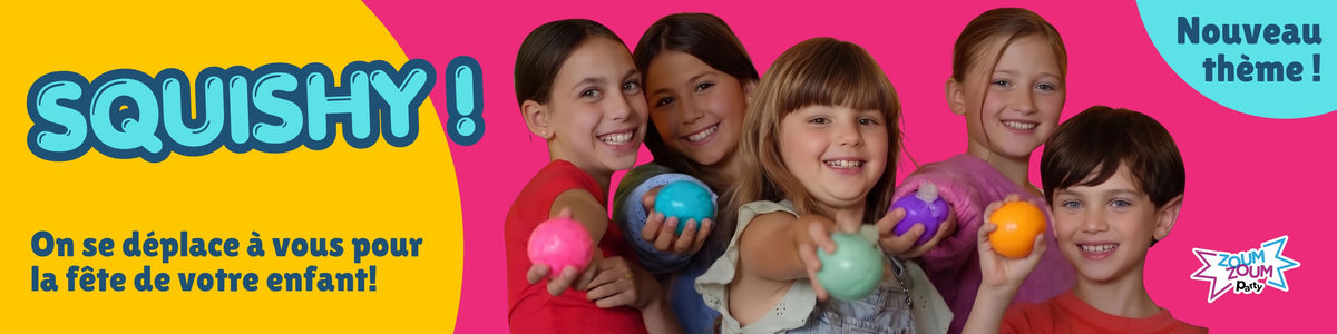Fête Squishy - fête d'enfants à domicile
