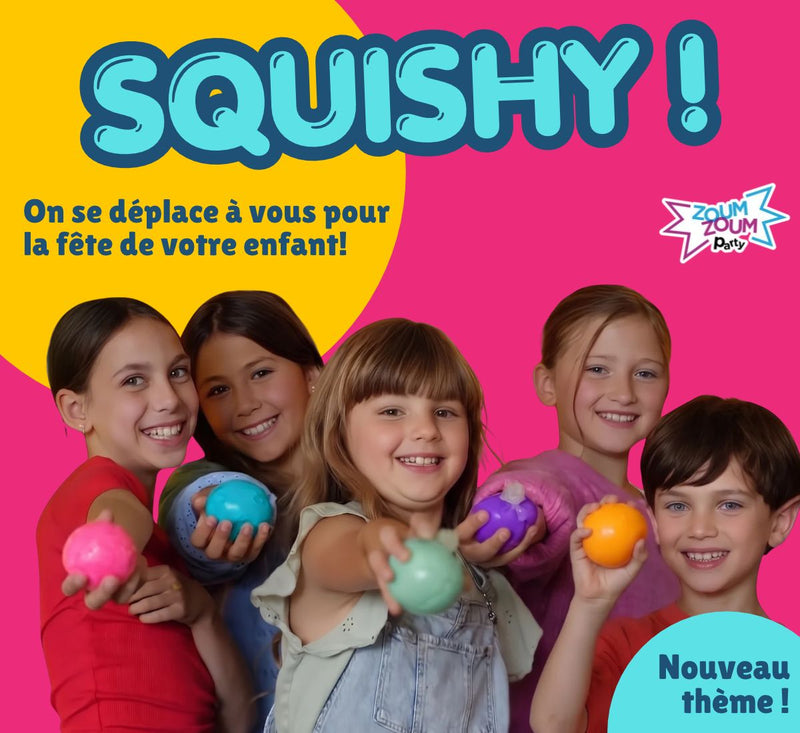 Fête Squishy - fête d'enfants à domicile