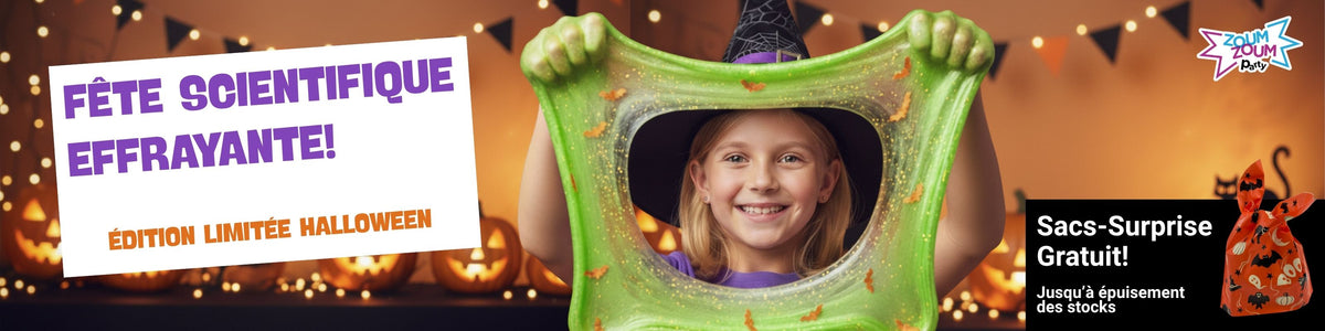 Fête scientifique effrayante - Édition limitée Halloween - Sacs-surprise gratuits