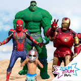 Fête super-héros avec Cadeau Hulk (2 personnages)