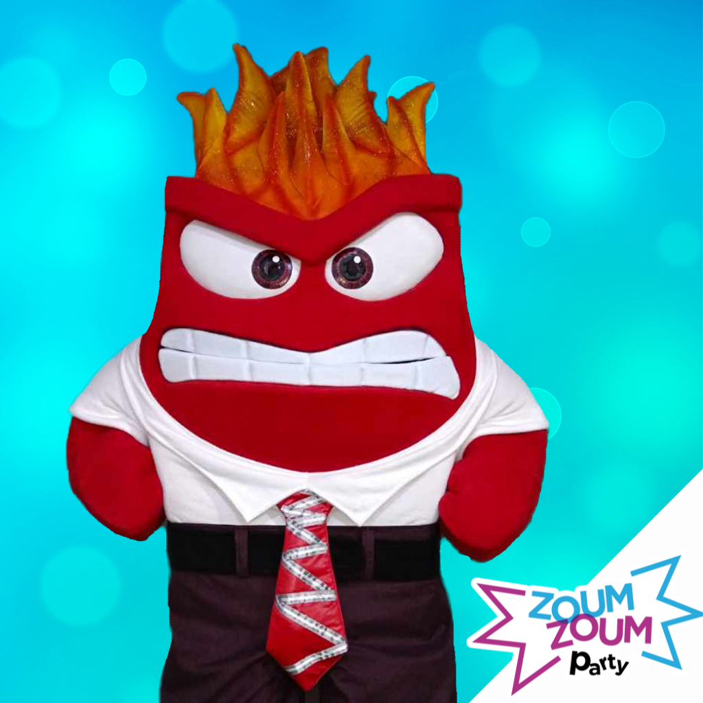 Fête Mascotte avec Cadeau Furie