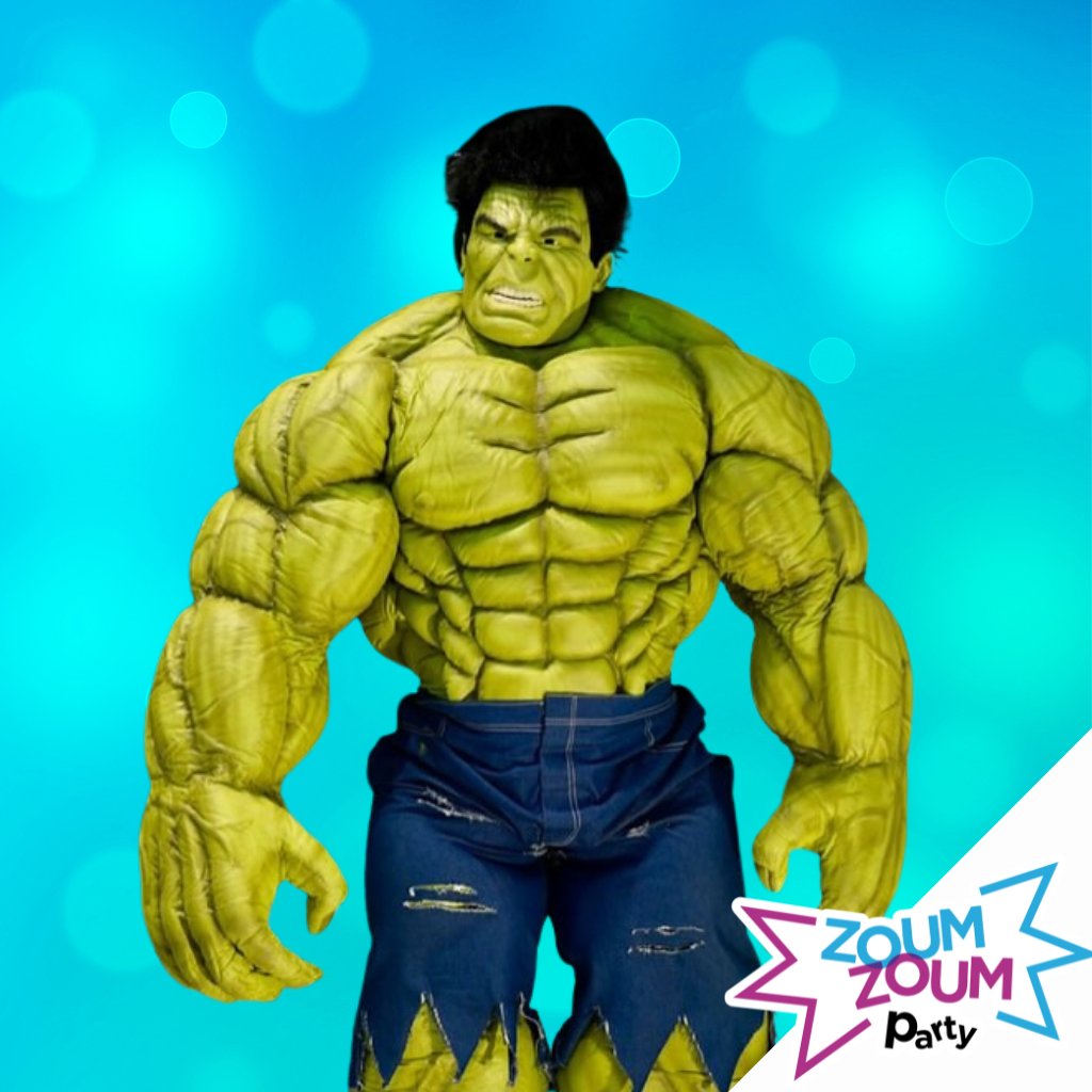 Fête superhéros 2 personnages (inspirée de Hulk)- Grand Montréal