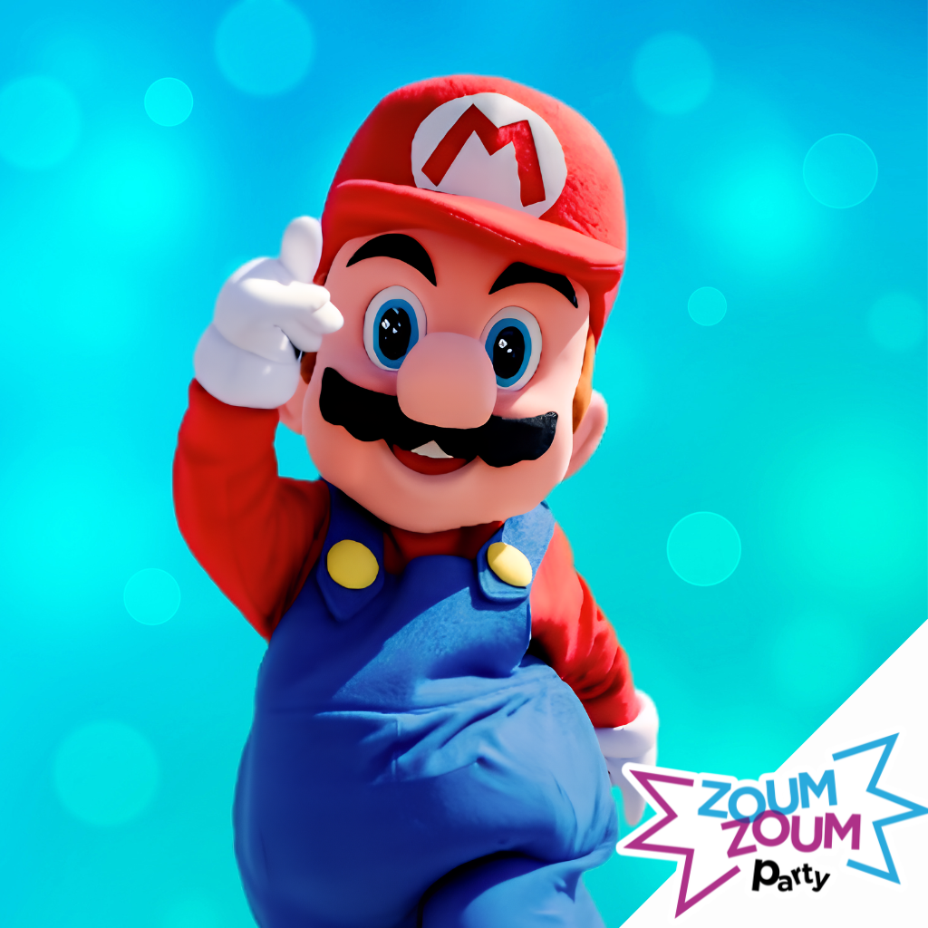 Fête mascotte (inspirée de Mario)