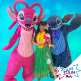 Fête d'enfants avec cadeau STITCH et LILO