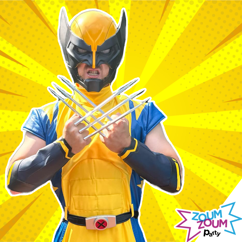 Fête superhéros avec Cadeau Wolverine