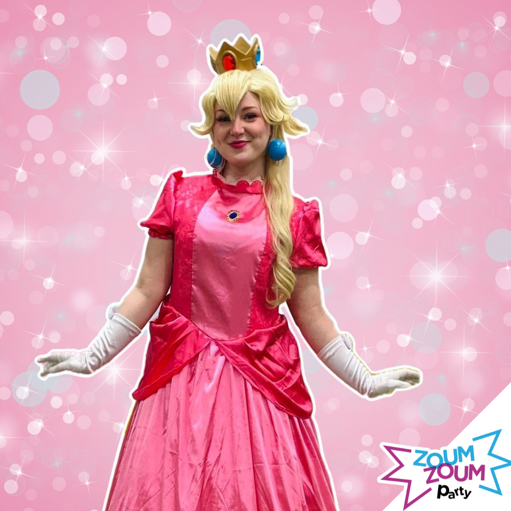 Fête Princesse avec Cadeau Peach