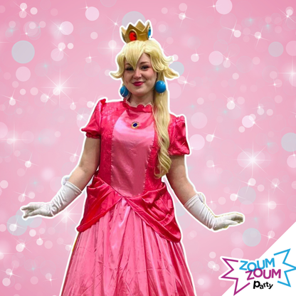 Fête Princesse avec Cadeau Peach