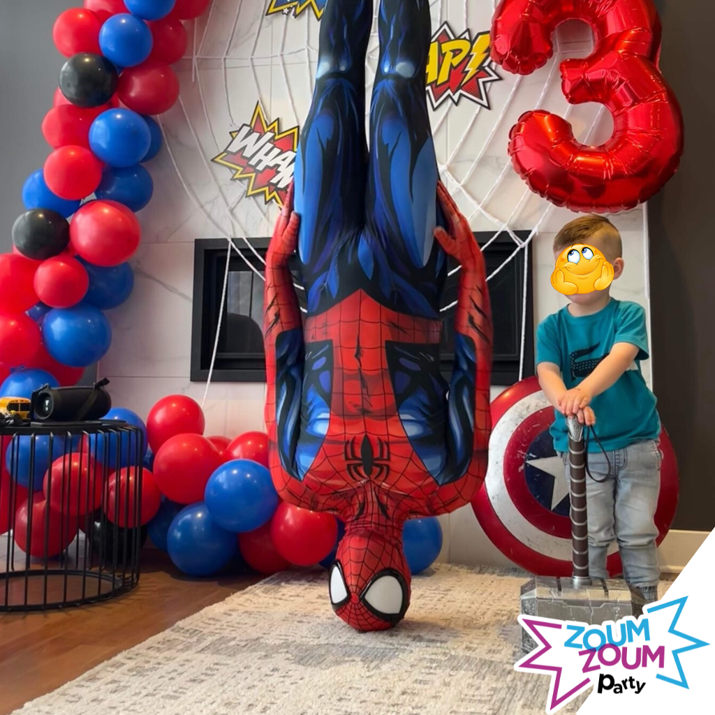 Fête superhéros avec Cadeau Spiderman