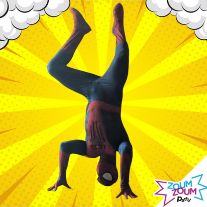 Fête superhéros avec cadeau Spiderman (Québec)