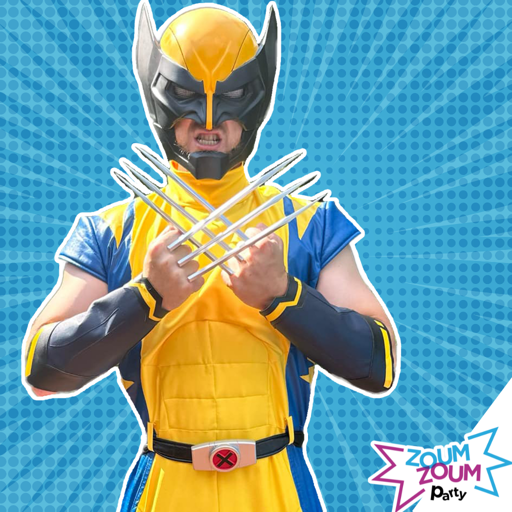 Fête superhéros avec Cadeau Wolverine