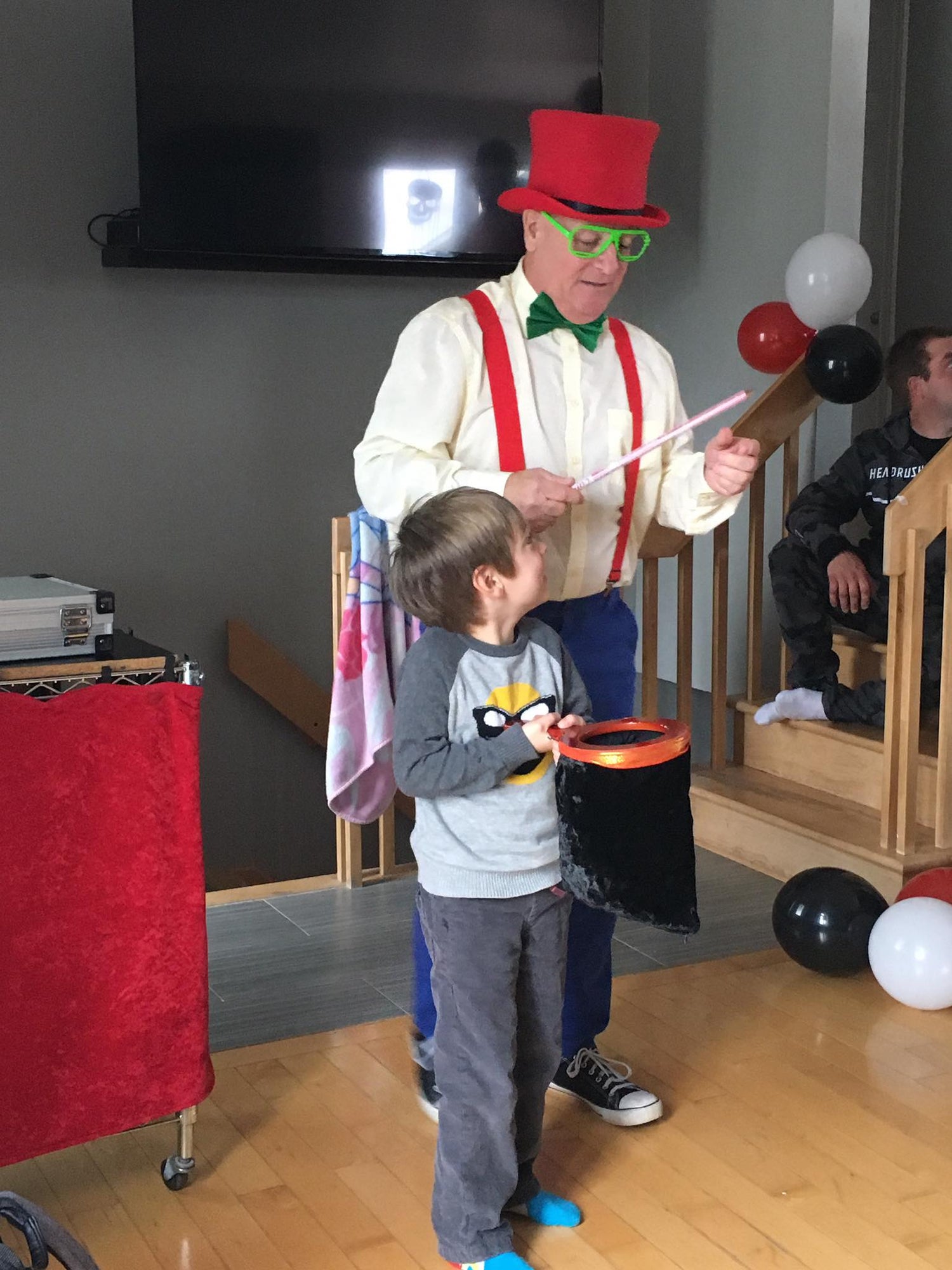 Animation fête domicile Magie Magicien Klodio