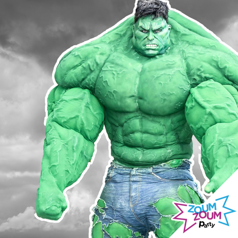 Animation fête domicile Super-héros Hulk