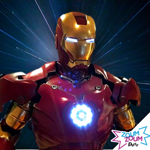 Animation fête domicile Super-héros Ironman 