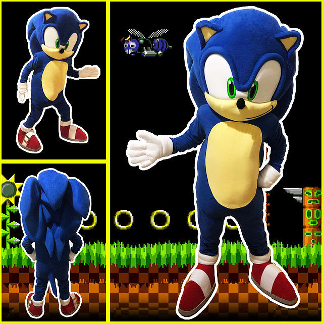 Animation fête domicile Mascotte Sonic Montréal