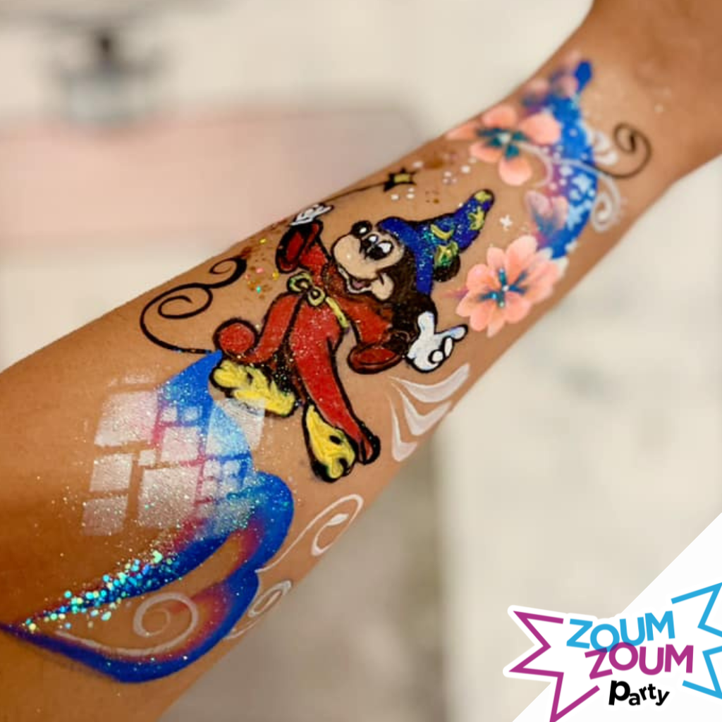 fête maquillage airbrush pour enfants