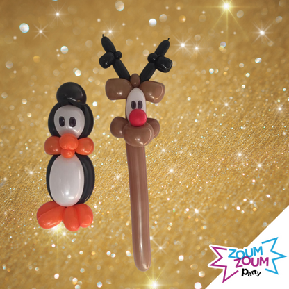 Sculptures de ballons avec Lutine Brocoli