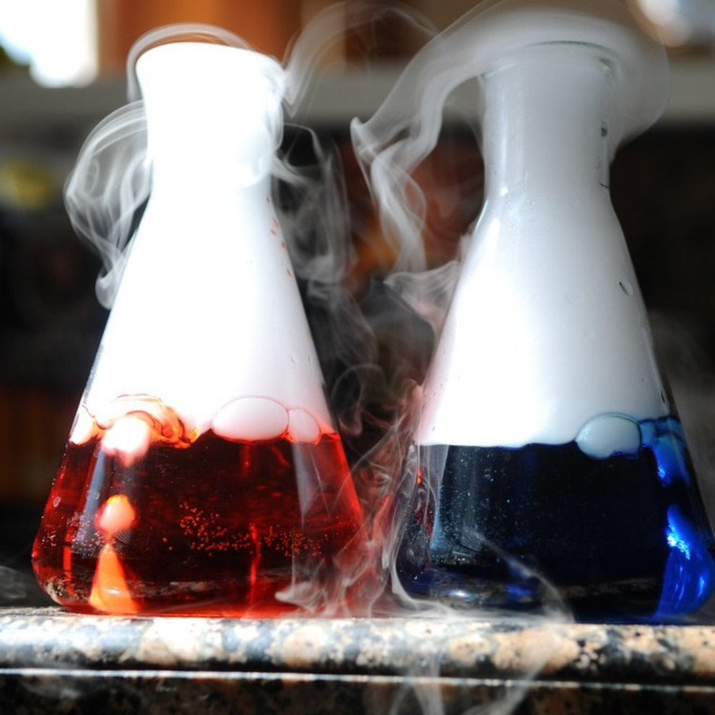 Fête Glace sèche avec notre Père Noël Scientifique